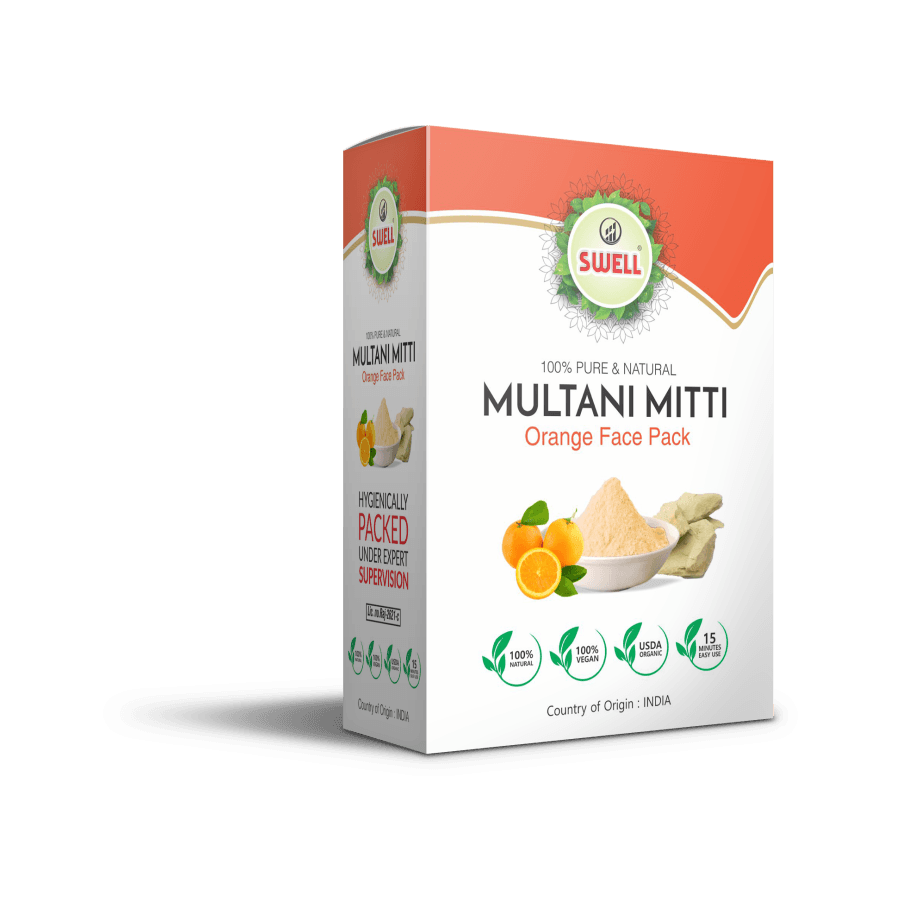 Multani Mitti Orange Facepack — 100 gram